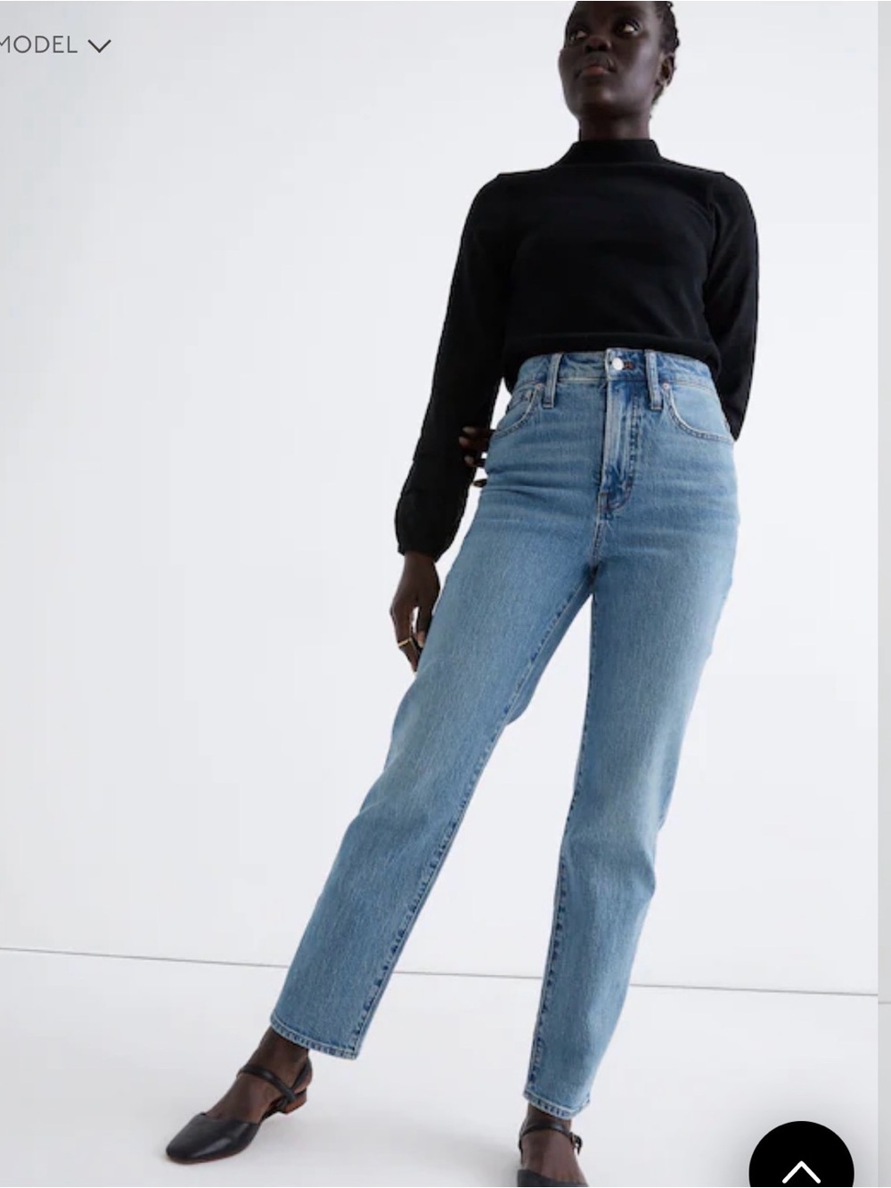 Madewell Curvy Perfect Perfect Vintage Straight Jean Size 25